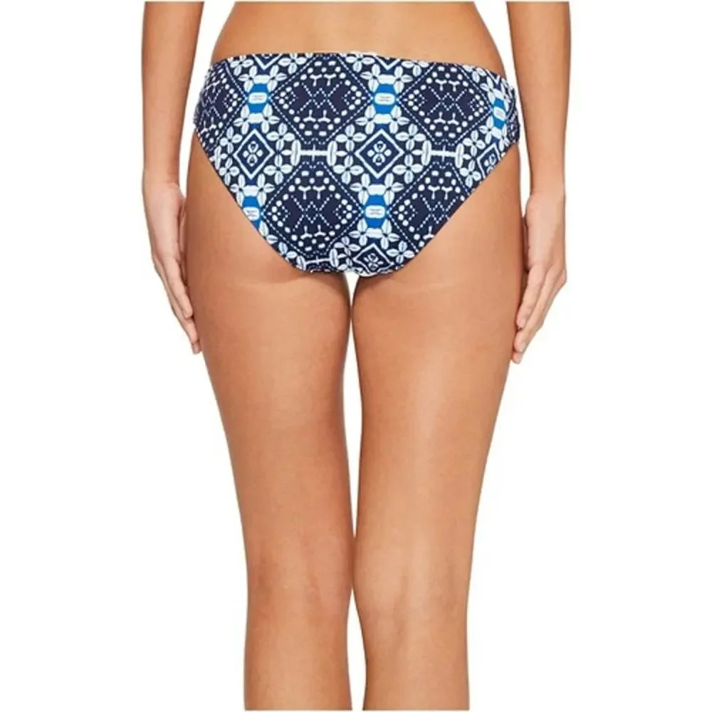 Tommy Bahama Women's Indigo Cowrie Reversible Hipster Bikini Bottom Navy XL NWT